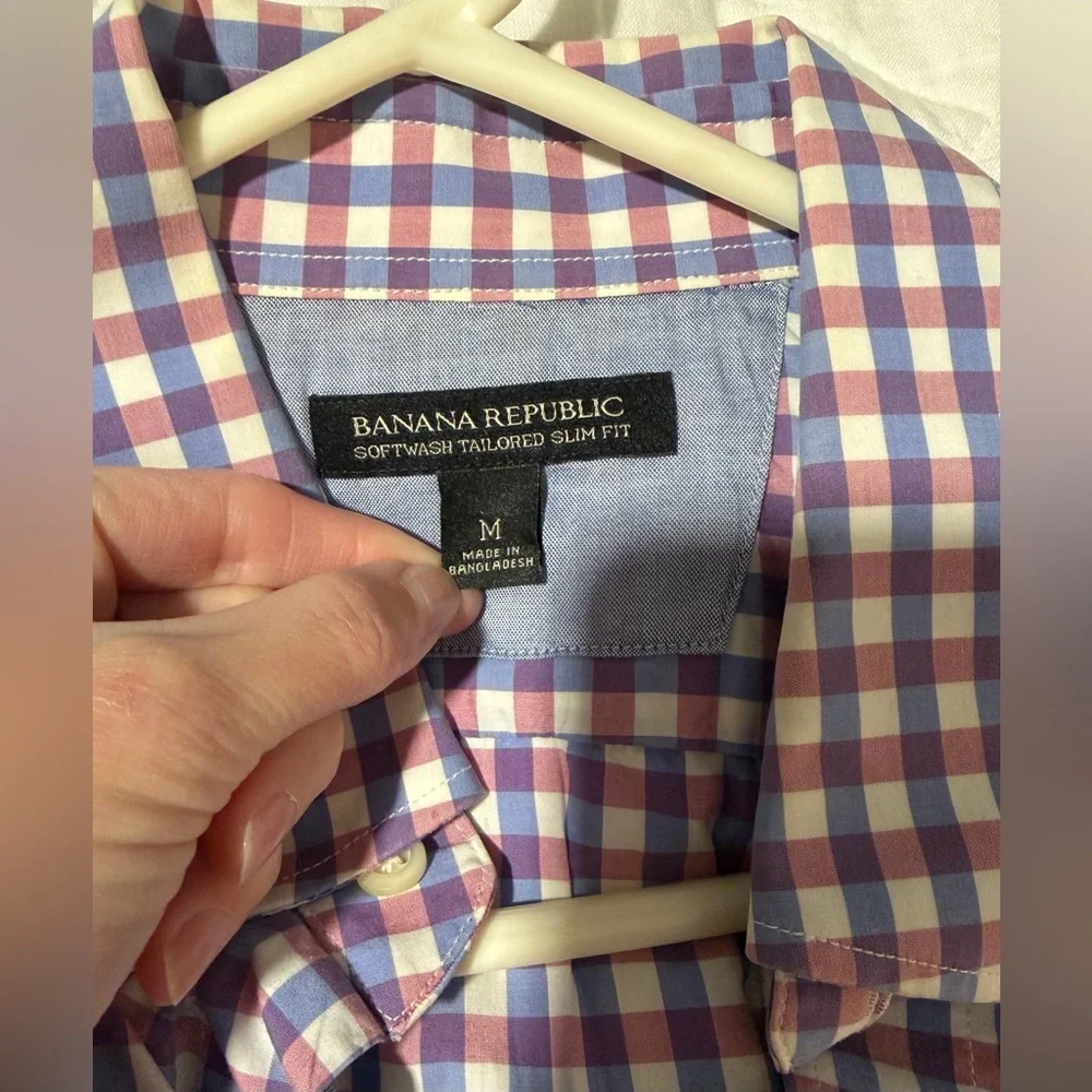 Banana Republic Softwash Tailored Slim Fit Button Down Shirt